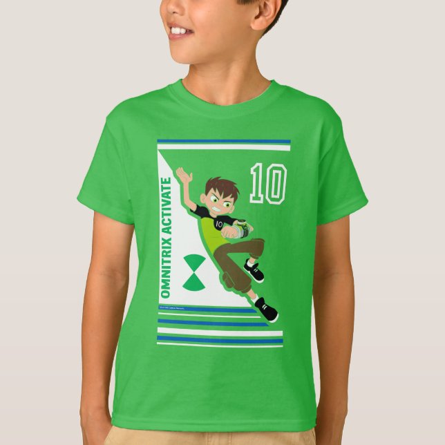 Ben Tennyson Athletic Graphic T Shirt (Framsida)