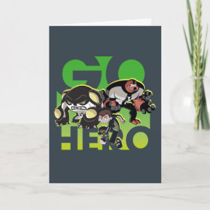 Ben Tennyson, Cannonbolt och Fyra Armar - Go Hero Kort