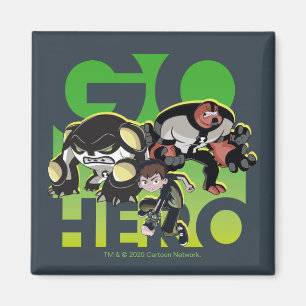 Ben Tennyson, Cannonbolt och Fyra Armar - Go Hero Magnet