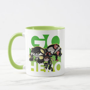 Ben Tennyson, Cannonbolt och Fyra Armar - Go Hero Mugg