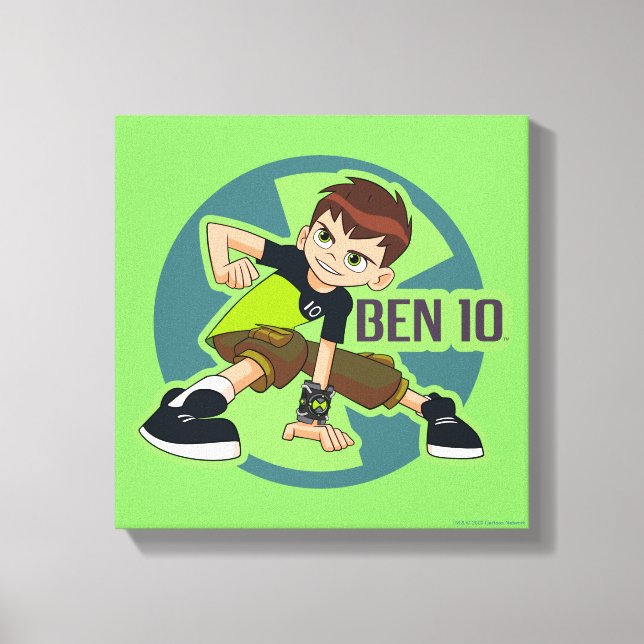 Ben Tennyson Omnitrix Graphic Canvastryck (Framsida)