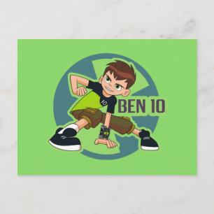 Ben Tennyson Omnitrix Graphic Inbjudan Vykort