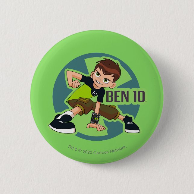 Ben Tennyson Omnitrix Graphic Knapp (Framsida)