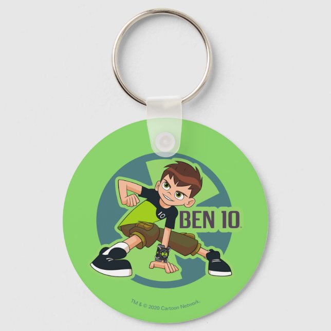 Ben Tennyson Omnitrix Graphic Nyckelring (Framsida)