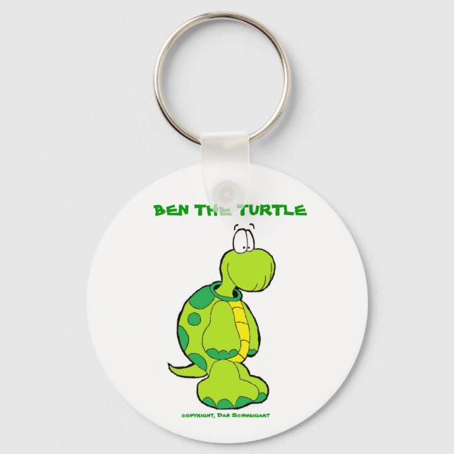 BEN TURTLE, copyright, Dan... Nyckelring (Framsida)