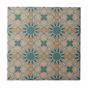Ben Yusuf Madrasa geometriskt mönster 006 Kakelplatta
