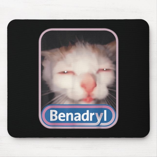 Benadryl Meme Cat Benny Cute&amp; Funny Musmatta (Framsidan)