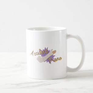 Benägen olycka kaffemugg