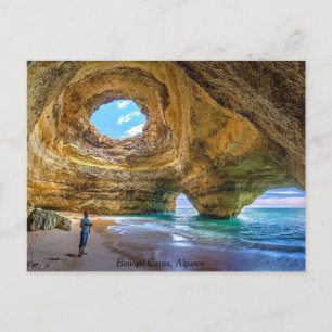 Benagil Algarve Portugal Helg Vykort