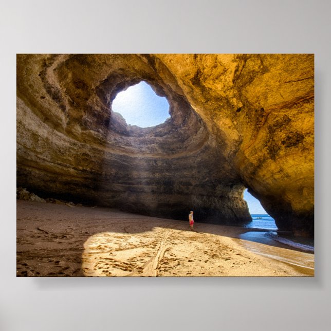 Benagil cave in Algarve Poster (Framsidan)