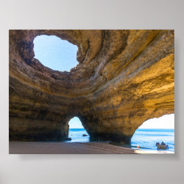 Benagil grotta i Algarve Poster