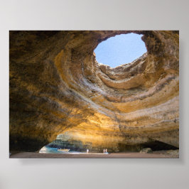 Benagil grotta i Algarve Poster