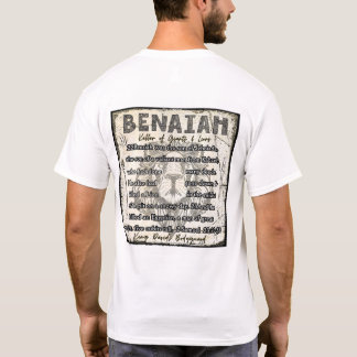 Benaiah, Kung David's Bodywatch 2 Samuel 23:20-23 T Shirt