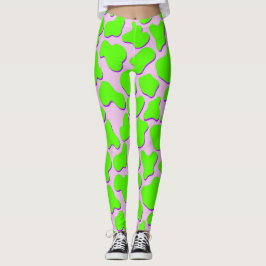 Benämningar på cellutskrifter från Neoncore Grönt  Leggings