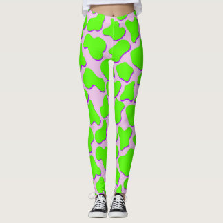 Benämningar på cellutskrifter från Neoncore Grönt  Leggings