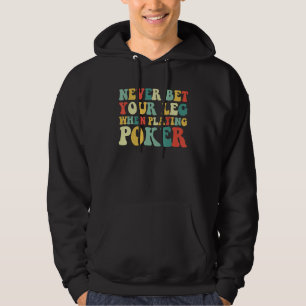 Benamputerad Protesben Amputation Grafisk Pok Hoodie