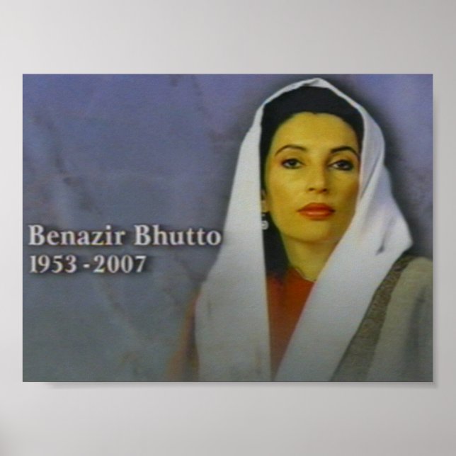 benazir bhutto poster (Framsidan)