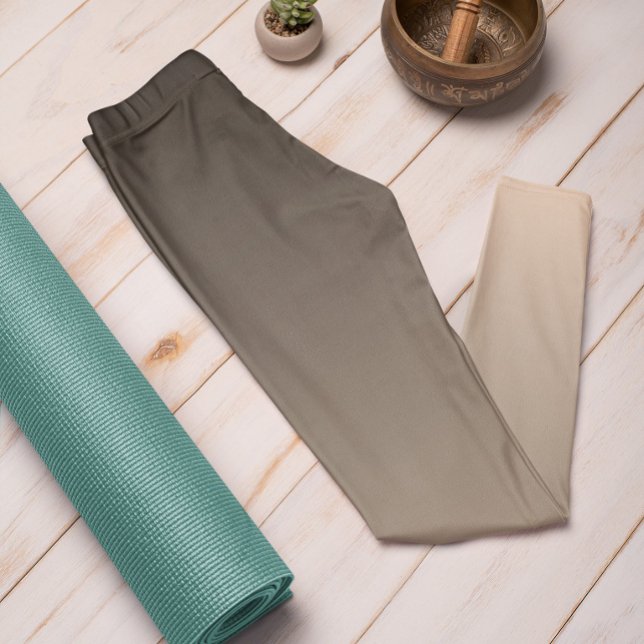  benbalar i hösten Trend Färg Peach  Ombre Legging (Mockup 1 Peach Blush)