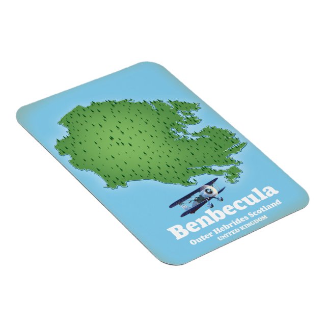 Benbecula Yttre Hebriderna Skottland Magnet (Högersidan)