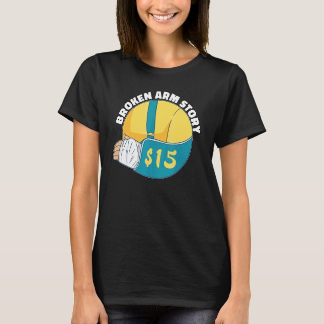 Benbrottshistoria 15  Armbrott T Shirt (Framsida)