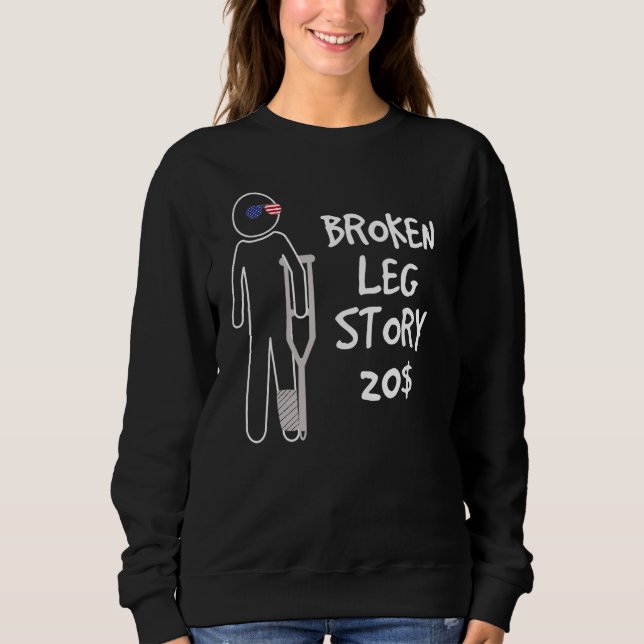 Benbrottshistoria för 20  Snart frisk igen T Shirt (Framsida)