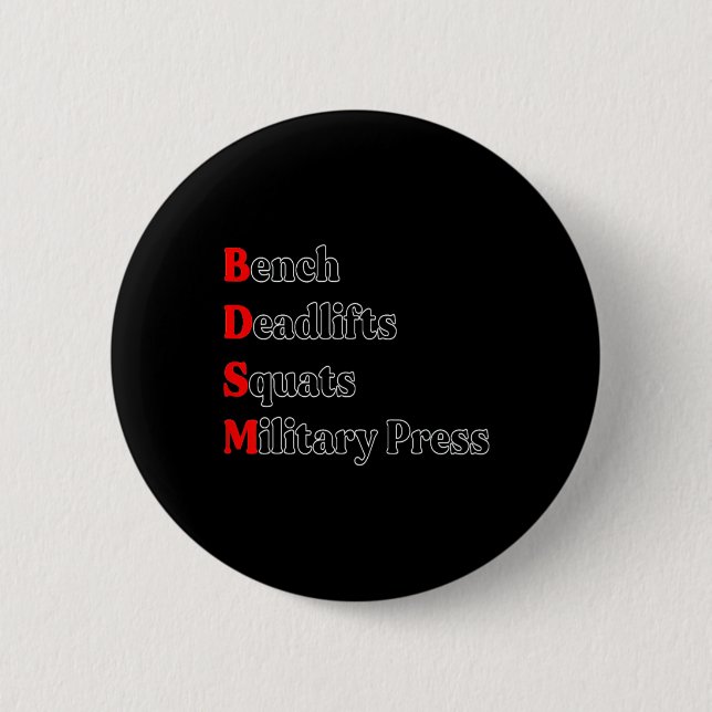 Bench Deadlift Squat Military Press Bodybuilding G Knapp (Framsida)