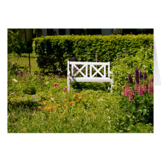 Bench för två hälsningskort