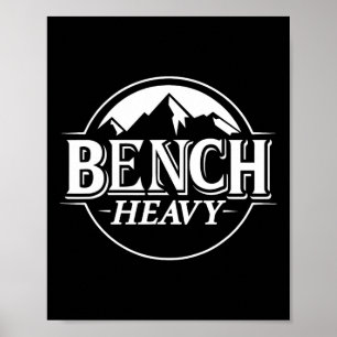 Bench-godis för öl-Älskare-Manar och kvinnor Poster