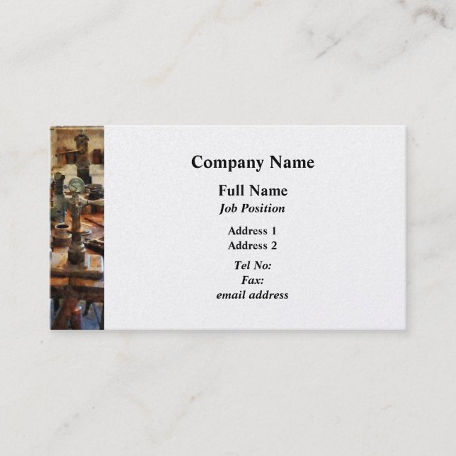 Bench i dentallab - Platinum Visitkort (Framsida)