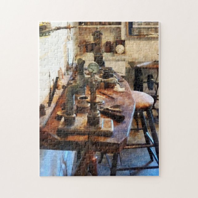 Bench i dentallab pussel (Vertikal)