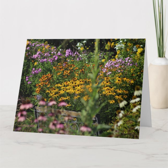 Bench i Tält Gardens Kort (Framsida)