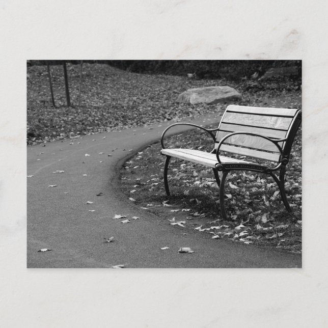 Bench på Walk Vykort (Framsida)