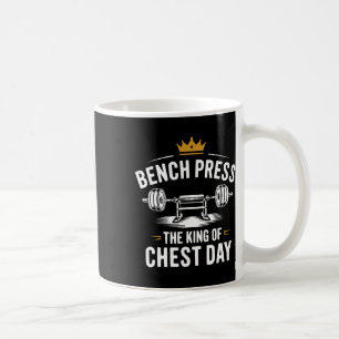 Bench Press Exercise Bodybuilding Fitness Workout Kaffemugg