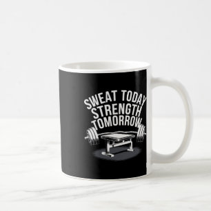 Bench Press Exercise Bodybuilding Fitness Workout Kaffemugg
