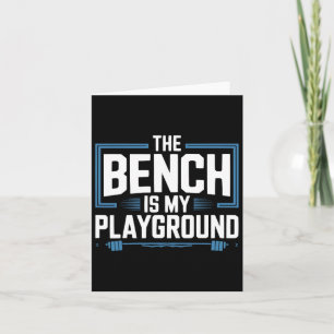 Bench Press Exercise Bodybuilding Fitness Workout Kort