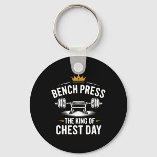 Bench Press Exercise Bodybuilding Fitness Workout Nyckelring