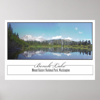 Bench Sjö Poster