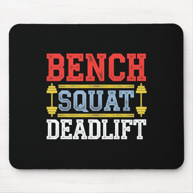 Bench Squat Deadlift Barbell Bodybuilding 1 Musmatta (Framsidan)