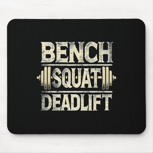 Bench Squat Deadlift Barbell Bodybuilding Musmatta (Framsidan)