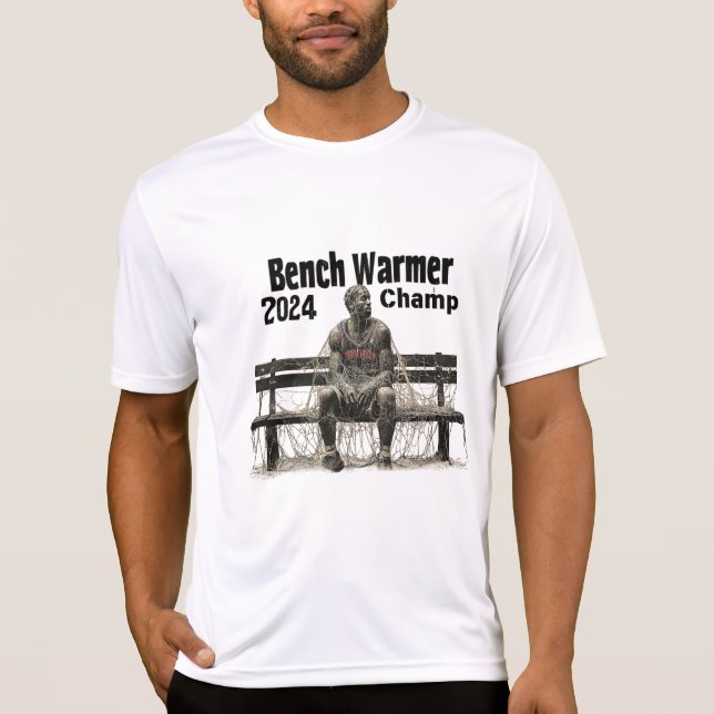 Bench Warmer Champ 2024 T-Shirt (Framsida)