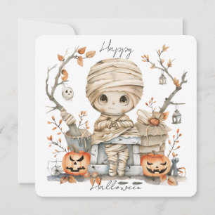 Benchbound Boo - Mummy in Lantern Grove