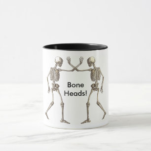 Benchefer Skeletons Sparing Boneheads-kaffe Mugg