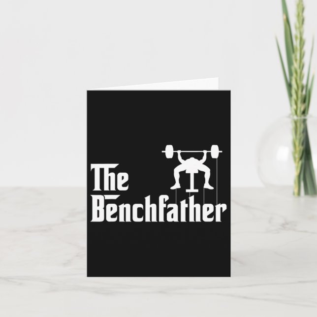 Benchfather Bodybuilding Gym Bro Funny Bench P Kort (Framsida)