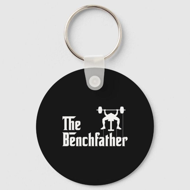 Benchfather Bodybuilding Gym Bro Funny Bench P Nyckelring (Framsida)