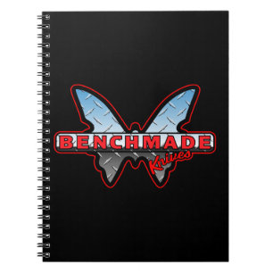 Benchmade Knivar 80's Retro Chrome Butterfly T-Sh Anteckningsbok