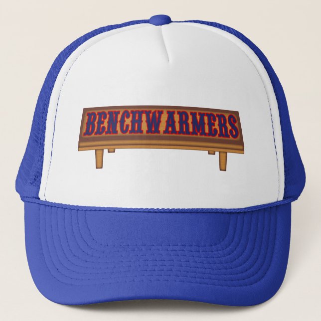 Benchwarmers Baseball Cap, Lustigt filmhattar Truckerkeps (Framsida)