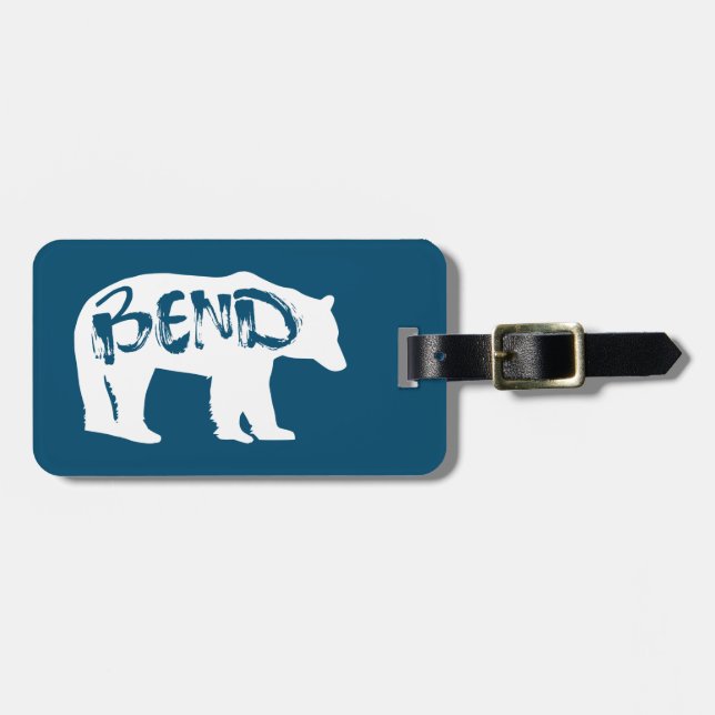 Bend Bear Bagagebricka (Horisontell Framsida)