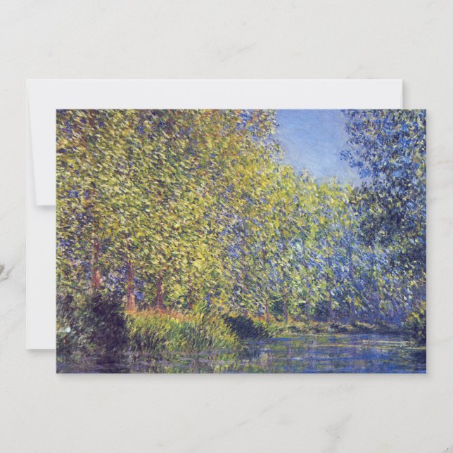 Bend in Epte River nära Giverny av Claude Monet (Framsida)