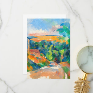 Bend in the Road by Paul Cezanne Tack Kort