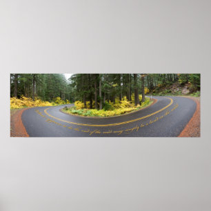 Bend in the Road Inspirational Poster